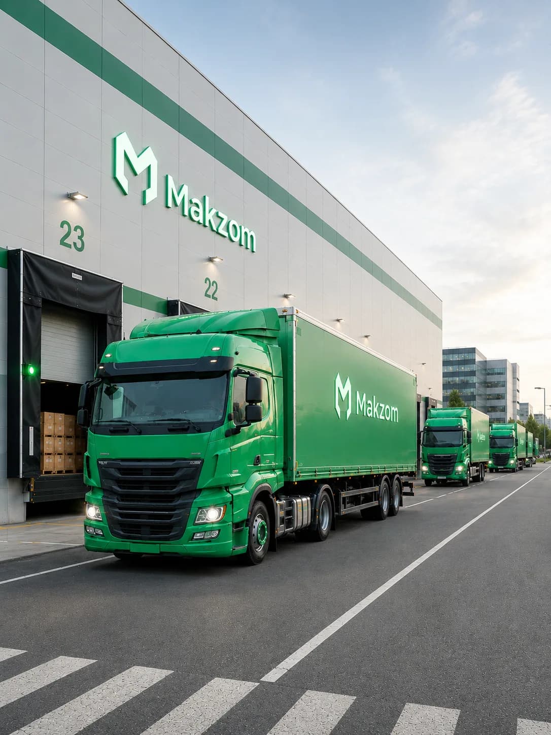 Logistics fleet delivering measurable business results