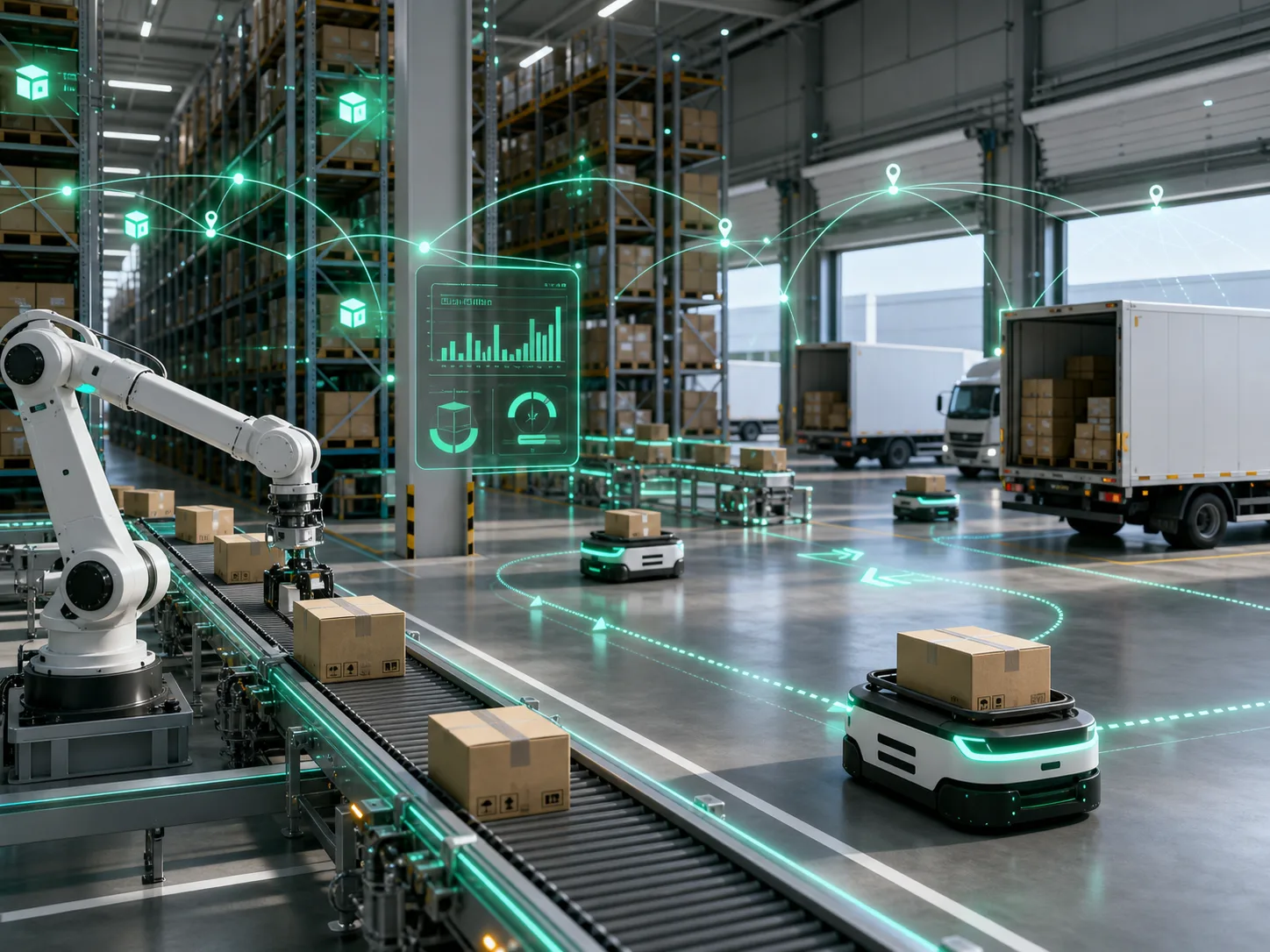 Makzom unified logistics platform connecting fleet, warehouse, and delivery