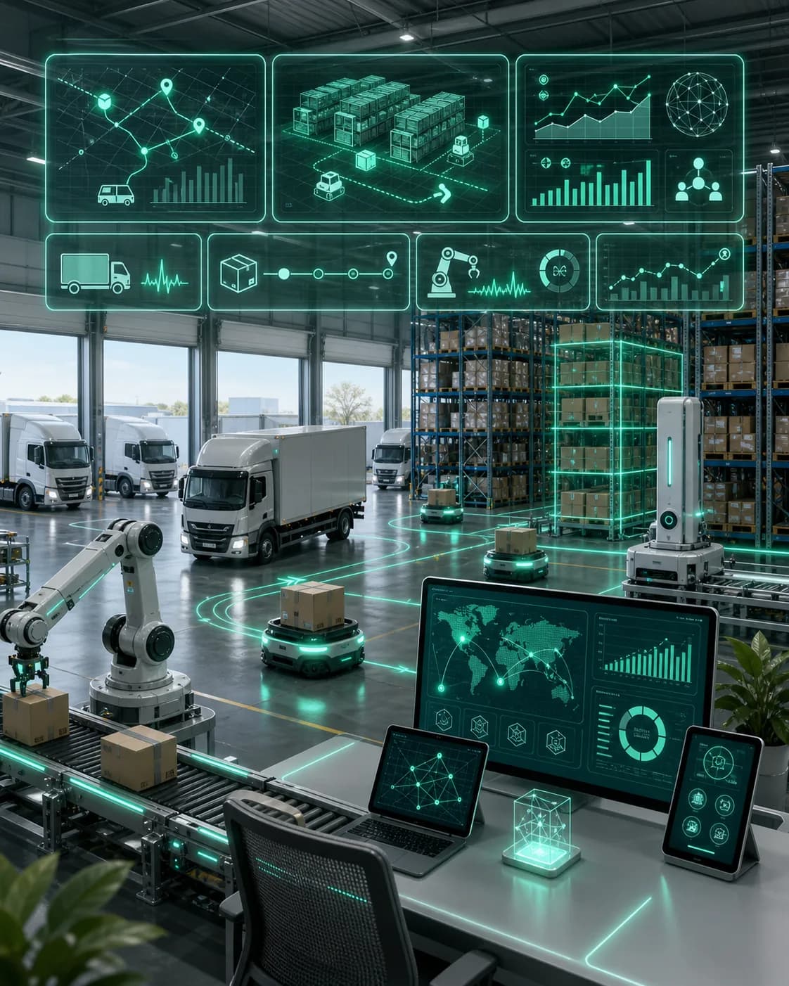 Automated warehouse and logistics operations