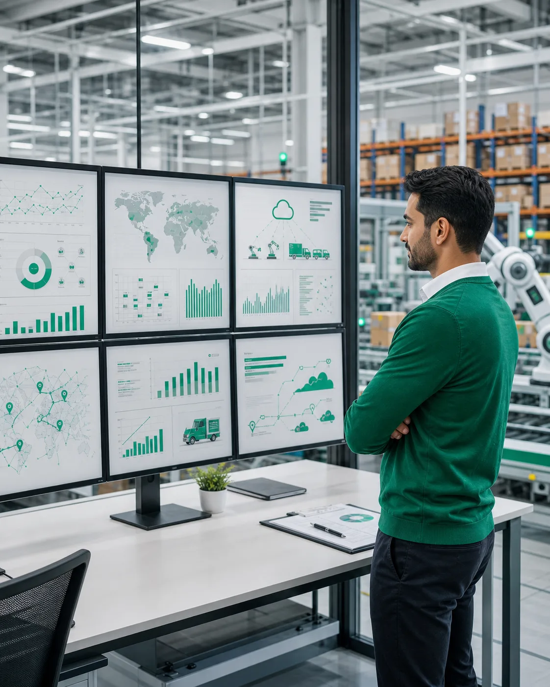 Makzom manufacturing logistics platform features
