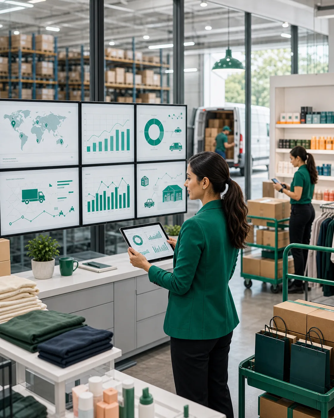 Makzom retail logistics platform features